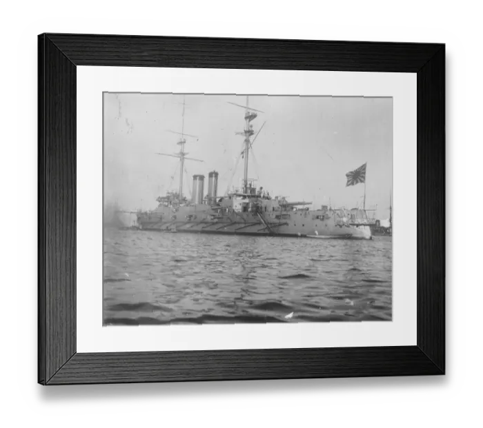 Framed Print : The Crown Prince of Japan leaves for London The warship Katoki leaving japan Framed Print : The Crown Prince of Japan leaves for London The warship Katoki leaving japan