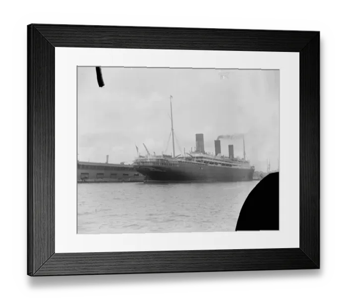 Framed Print : Cunard liner Berengaria taken into floating dry dock at Southampton for overhaul 1921 Framed Print : Cunard liner Berengaria taken into floating dry dock at Southampton for overhaul 1921