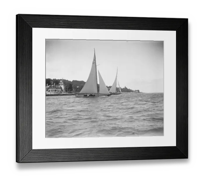 Framed Print : Cowes Regatta, Isle of Wight. Mr Ossian Donners Stella. 31 July 1922 Framed Print : Cowes Regatta, Isle of Wight. Mr Ossian Donners Stella. 31 July 1922