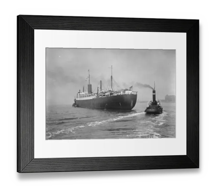 Framed Print : Minnekahda, of the Atlantic Transport Co Ltd, All one class liner sails from Tilbury Framed Print : Minnekahda, of the Atlantic Transport Co Ltd, All one class liner sails from Tilbury