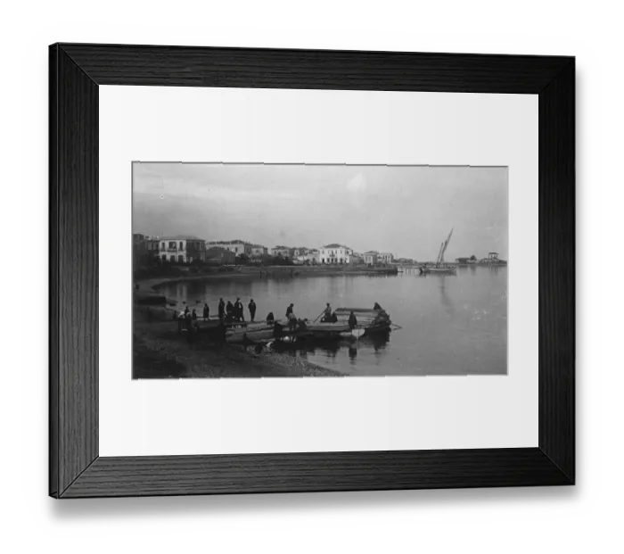 Framed Print : Earthquake wrecks historic city. Corinth, the modern Greek city, built near Framed Print : Earthquake wrecks historic city. Corinth, the modern Greek city, built near