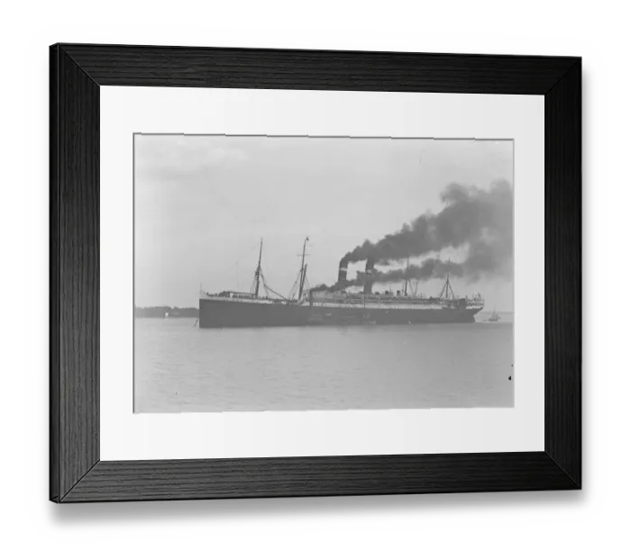 Framed Print : Kroone Belle Steamship 1920 Framed Print : Kroone Belle Steamship 1920