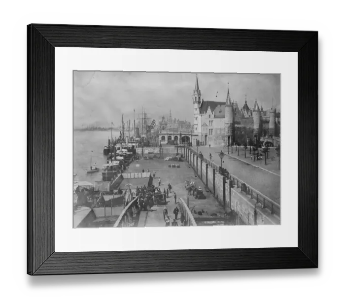 Framed Print : Antwerp in Belgium The Steen 30 April 1920 Framed Print : Antwerp in Belgium The Steen 30 April 1920