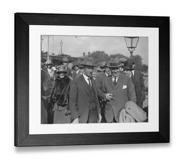 Framed Print : Trevessa survivors arrival on Ghcorka at Tilbury 23 August 1923 Framed Print : Trevessa survivors arrival on Ghcorka at Tilbury 23 August 1923