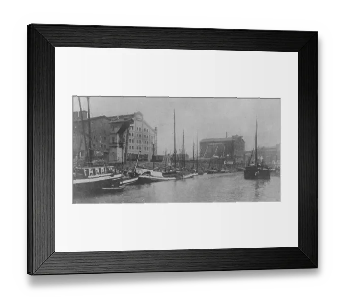 Framed Print : Three Rhineland Towns Occupied by Allies View of Duisburg showing Goverment storehouses Framed Print : Three Rhineland Towns Occupied by Allies View of Duisburg showing Goverment storehouses