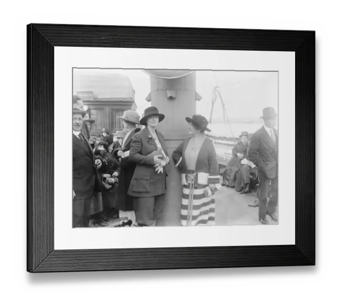 Framed Print : River trip to Margate on the Royal Soveriegn Miss Jane Burr and Miss Belle Harding Framed Print : River trip to Margate on the Royal Soveriegn Miss Jane Burr and Miss Belle Harding