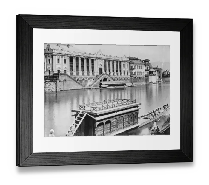 Framed Print : Kashmir, India The Sher Garhi, Palace of the Maharaja of Kashmir and Jammu Framed Print : Kashmir, India The Sher Garhi, Palace of the Maharaja of Kashmir and Jammu