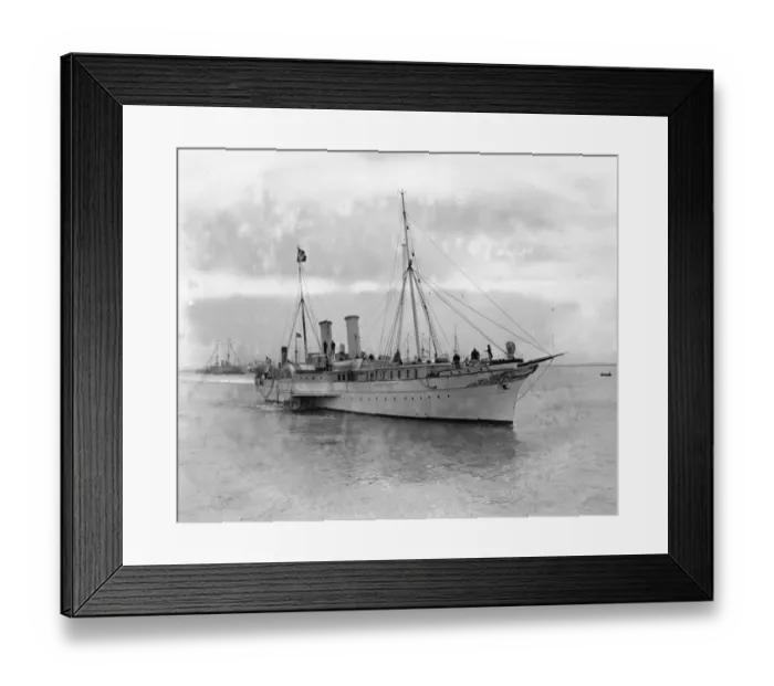 Framed Print : Danish Royal Yacht Dannebrog 26 May 1932