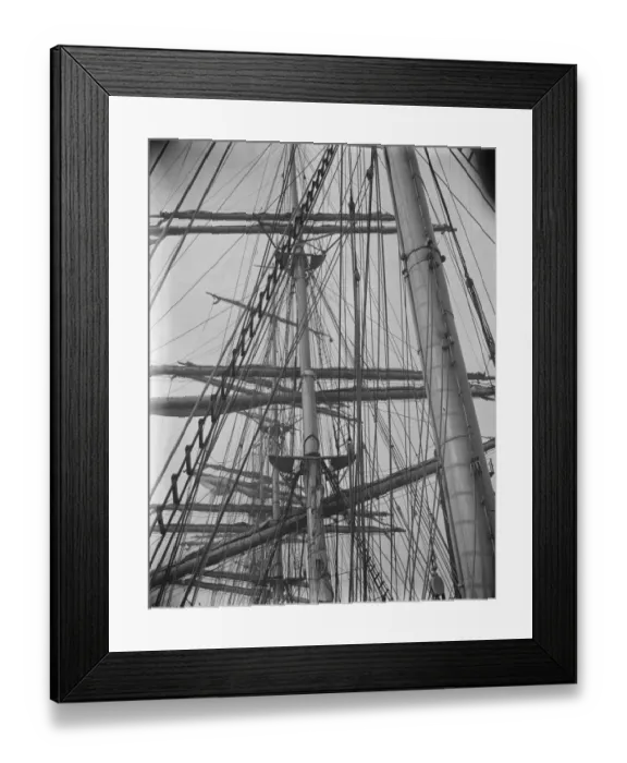 Framed Print : The Kobenhavn, the worlds largest sailing ship, in the Thames A view from Framed Print : The Kobenhavn, the worlds largest sailing ship, in the Thames A view from