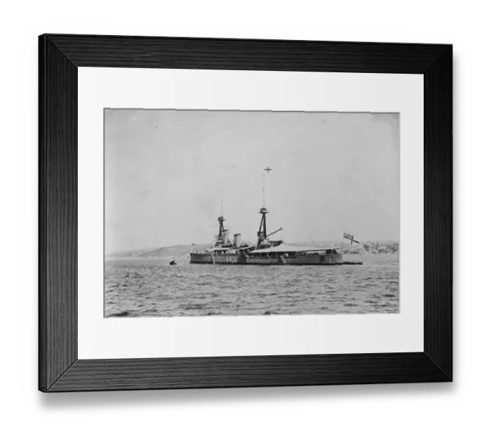 Framed Print : The cruiser Inflexible. 22 September 1927 Framed Print : The cruiser Inflexible. 22 September 1927
