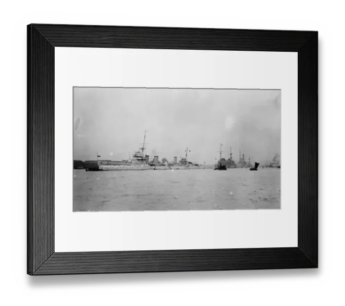 Framed Print : International warships at Shanghai. HM Enterprise ( British, Jules Michelet ( French flagship ) Framed Print : International warships at Shanghai. HM Enterprise ( British, Jules Michelet ( French flagship )