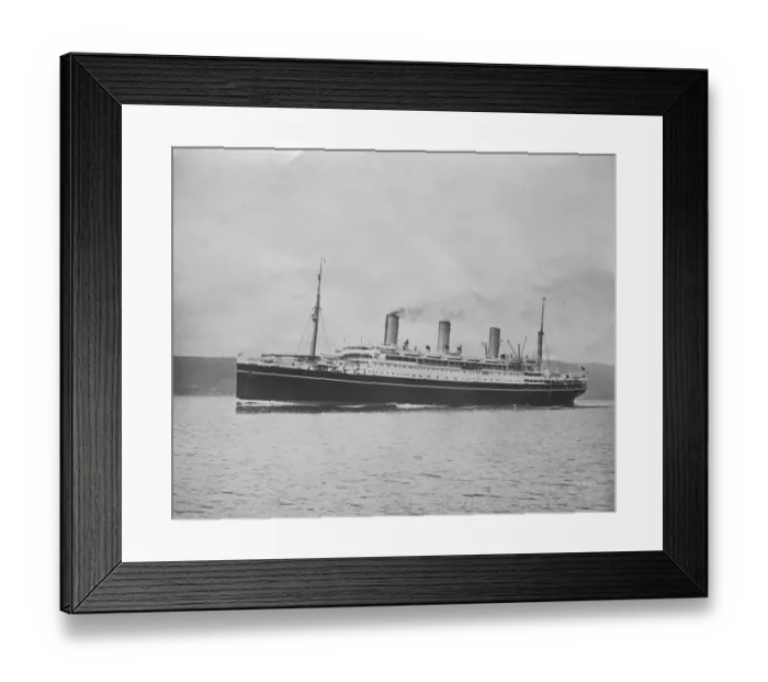 Framed Print : Originally SS Tirpitz she was later renamed the RMS Empress of Australia ocean liner Framed Print : Originally SS Tirpitz she was later renamed the RMS Empress of Australia ocean liner