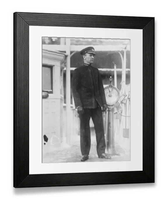 Framed Print : Captain E Hartley 9 October 1923 Framed Print : Captain E Hartley 9 October 1923
