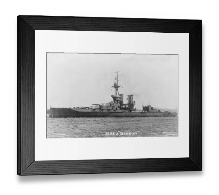 Framed Print : HMS Benbow. 1914 Framed Print : HMS Benbow. 1914