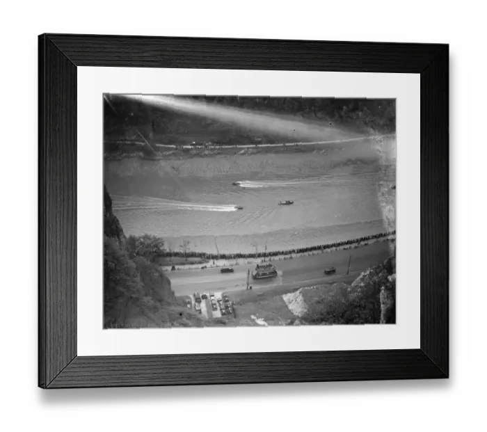 Framed Print : Motorboat racing in the Bristol channel. 1938 Framed Print : Motorboat racing in the Bristol channel. 1938