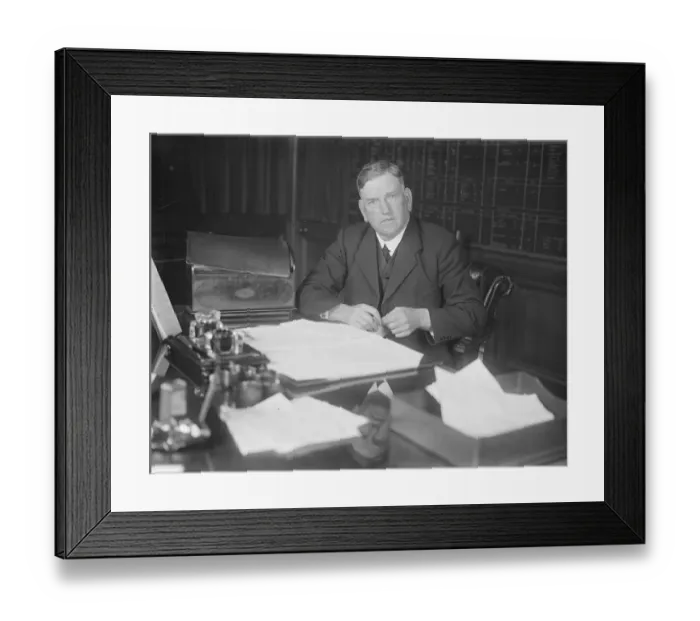 Framed Print : Liner Captains romance. Captain James Gillies, General Manager of the Canadian Framed Print : Liner Captains romance. Captain James Gillies, General Manager of the Canadian