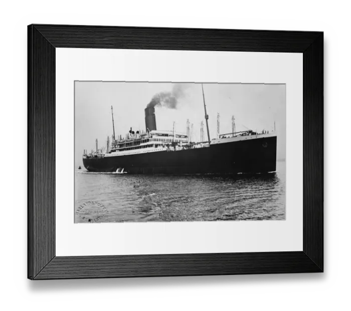 Framed Print : The SS Minnewaska of the Red Star Line. 31 December 1928 Framed Print : The SS Minnewaska of the Red Star Line. 31 December 1928