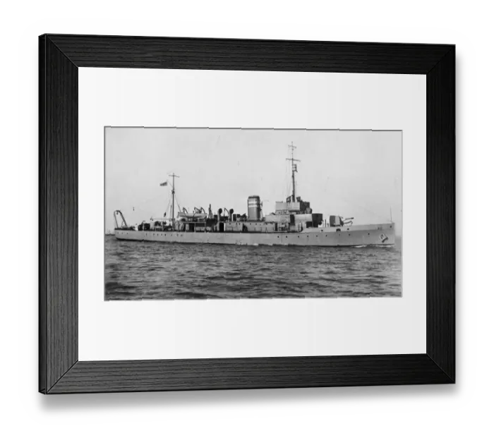 Framed Print : HMS Badminton. 1 March 1927 Framed Print : HMS Badminton. 1 March 1927