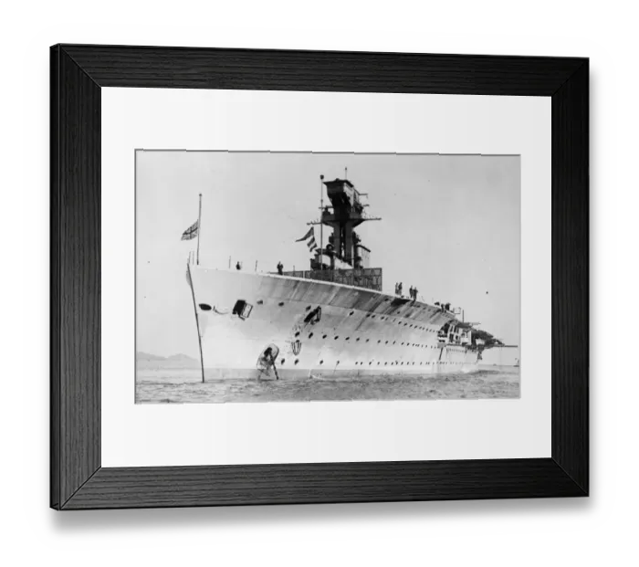 Framed Print : HMS Hermes was an aircraft carrier built for the Royal Navy. The ship was begun during World War I Framed Print : HMS Hermes was an aircraft carrier built for the Royal Navy. The ship was begun during World War I
