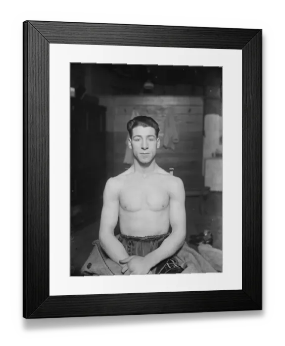 Framed Print : Well known boxers. Len Harvey. 1 February 1929 Framed Print : Well known boxers. Len Harvey. 1 February 1929
