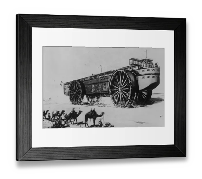 Framed Print : The desertship modern. Christopher Bichoff of Kiel has designed a desert liner Framed Print : The desertship modern. Christopher Bichoff of Kiel has designed a desert liner