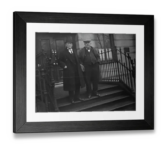 Framed Print : Meeting of representatives of the mineworkers federation, Russell Square Rt Hon James Brown