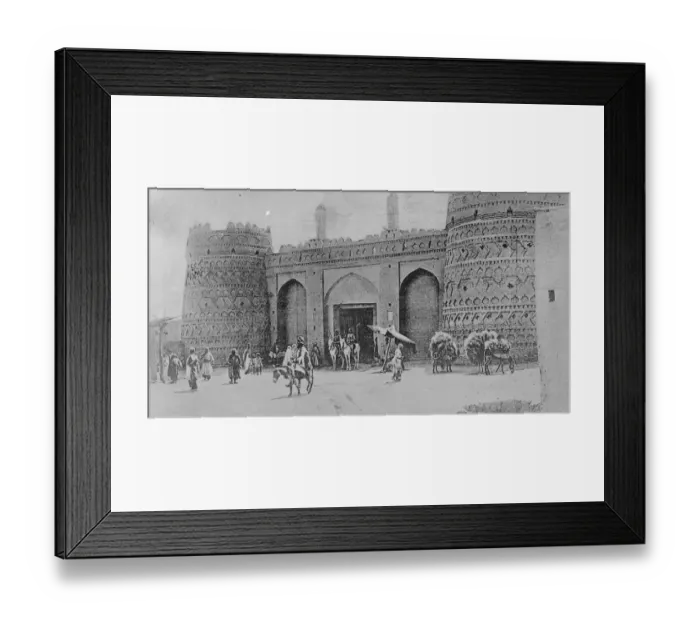 Framed Print : Picturesque Persian City Damaged By Earthquake A city gate at Kerman. 29 September Framed Print : Picturesque Persian City Damaged By Earthquake A city gate at Kerman. 29 September