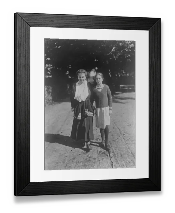 Framed Print : Latest Picture of Ex Kaisers Bride Princess Hermine Reuss of Greiz is to marry