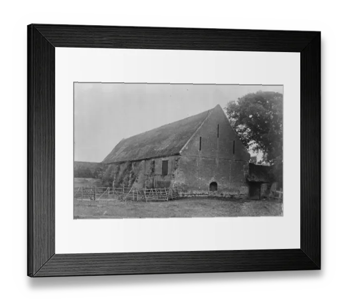 Framed Print : Cromwells Barn St Ives, Cambridgeshire 19 September 1919 Demolished in the 1960s Framed Print : Cromwells Barn St Ives, Cambridgeshire 19 September 1919 Demolished in the 1960s