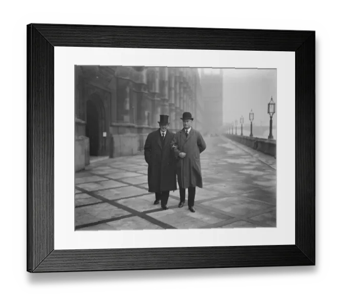 Framed Print : Two fathers lunch together at the House of Commons Mr Thomas Mason Wilford, father Framed Print : Two fathers lunch together at the House of Commons Mr Thomas Mason Wilford, father