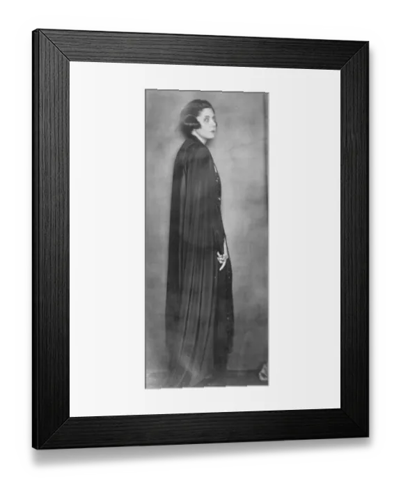 Framed Print : First Lady Newspaper Proprietor in Paris Senhora Paz De Gainza wife of the well Framed Print : First Lady Newspaper Proprietor in Paris Senhora Paz De Gainza wife of the well