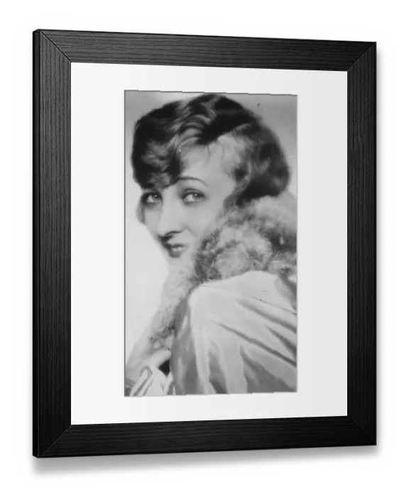Framed Print : English girl who won a ?500 prize in the Paris hospitals chrstmas lottery Miss Irene Welles