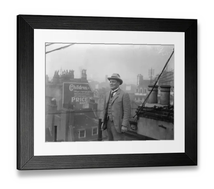 Framed Print : English Captains two year walk : valuable oil discoveries after end to end journey Framed Print : English Captains two year walk : valuable oil discoveries after end to end journey