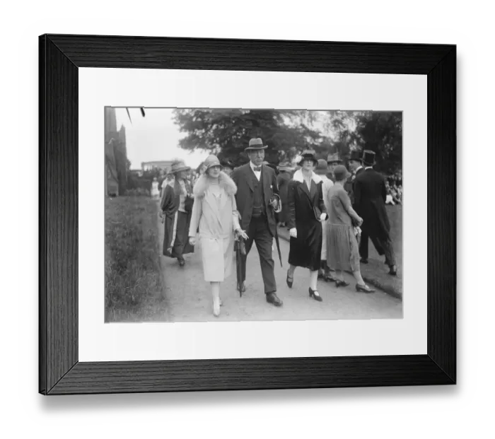 Framed Print : Fourth of June at Eton. Sir James and Lady Craig with their daughter Eileen. 4 Framed Print : Fourth of June at Eton. Sir James and Lady Craig with their daughter Eileen. 4