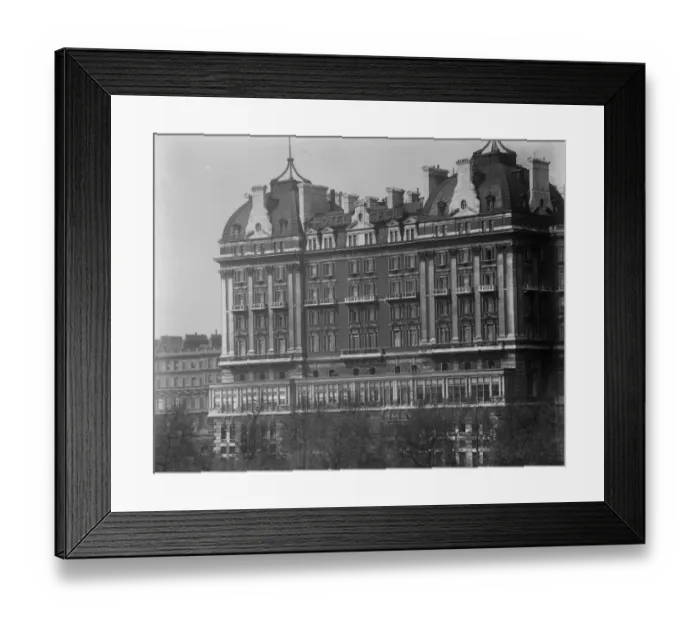 Framed Print : London Hotel Cecil from the embankment. April 1927 Framed Print : London Hotel Cecil from the embankment. April 1927