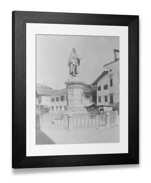 Framed Print : Italys New National Monument. The house at Pieve Di Cadore ( seen directly behind Framed Print : Italys New National Monument. The house at Pieve Di Cadore ( seen directly behind