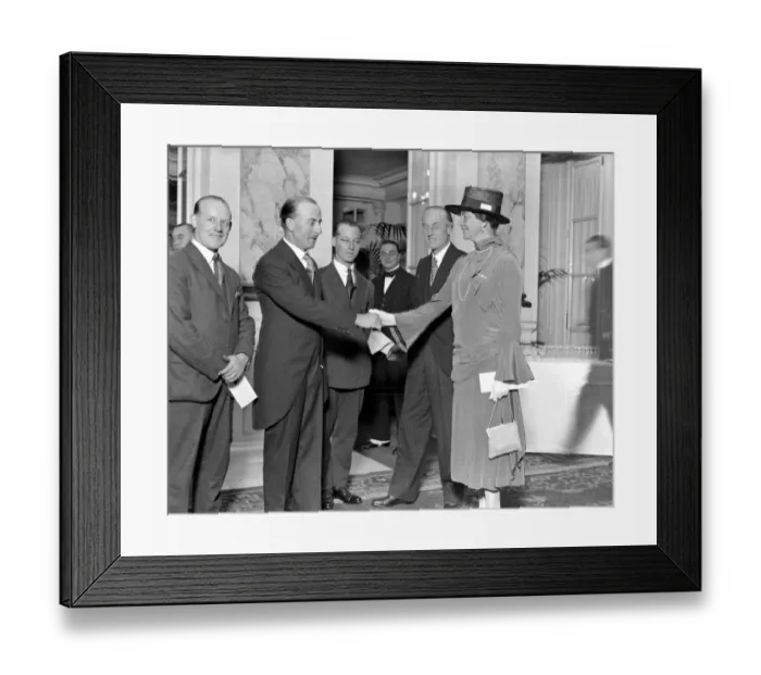 Framed Print : Lunch, Sir Alan Cobham at the Carlton Hotel. Sergeant Ward, Sir Alan Cobham, Mr Capel Framed Print : Lunch, Sir Alan Cobham at the Carlton Hotel. Sergeant Ward, Sir Alan Cobham, Mr Capel