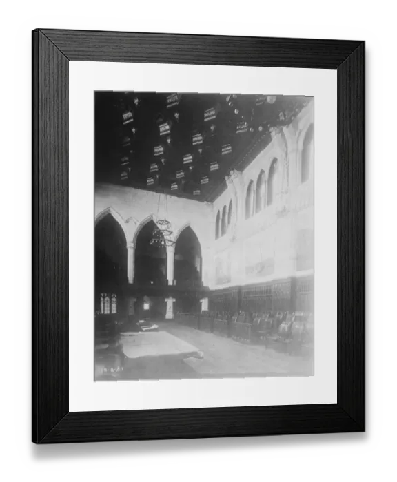Framed Print : Canadian House of Parliament, Ottawa. Senate Chamber. 1921