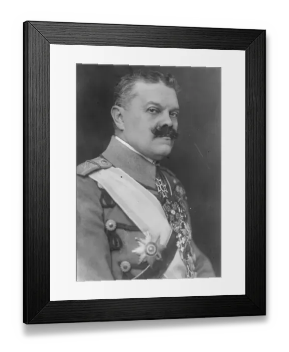 Framed Print : A striking portrait study of General Nikoleanu. 6 June 1927 Framed Print : A striking portrait study of General Nikoleanu. 6 June 1927