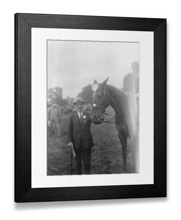 Framed Print : East Berks Horse show at Maidenhead Major H R Cayzer ( M P Portsmouth ) 17 August Framed Print : East Berks Horse show at Maidenhead Major H R Cayzer ( M P Portsmouth ) 17 August