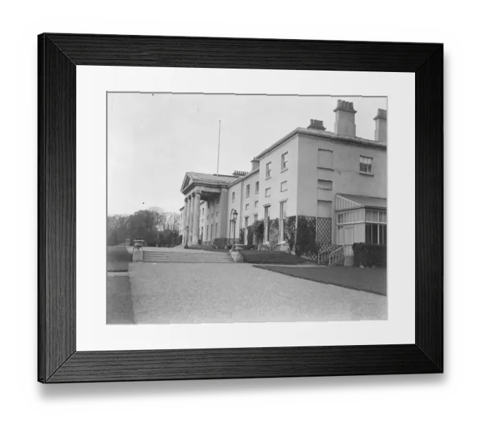 Framed Print : Irish Governor Generals first speech to both houses at Dublin The Vice Regal Lodge
