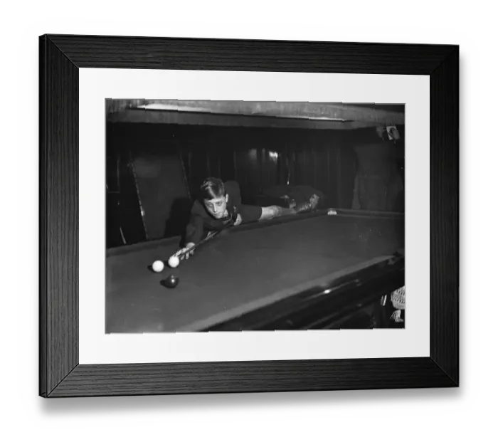 Framed Print : Boys Billiards Championship at the Burwat Hall, Soho Square Jack Briggs, aged Framed Print : Boys Billiards Championship at the Burwat Hall, Soho Square Jack Briggs, aged