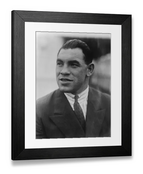 Framed Print : Paulino Uzcudun, known as Paulinoin the USA. He was a Spanish ( Basque ), heavyweight boxer