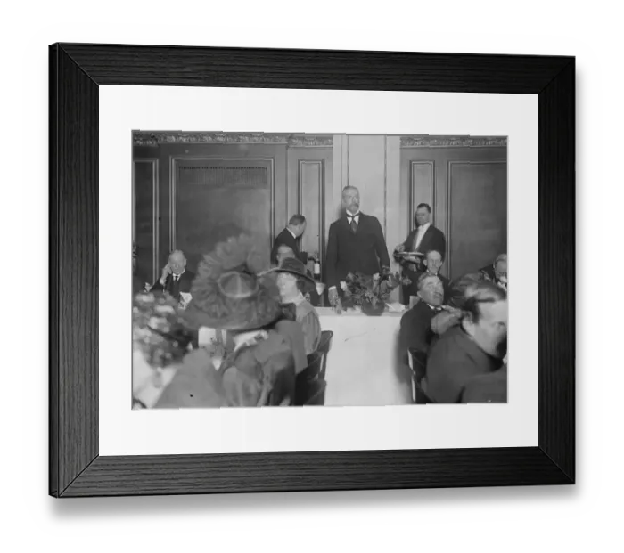 Framed Print : The Die Hard luncheon. Members of the Die Hard group in the Lords and Commons Framed Print : The Die Hard luncheon. Members of the Die Hard group in the Lords and Commons