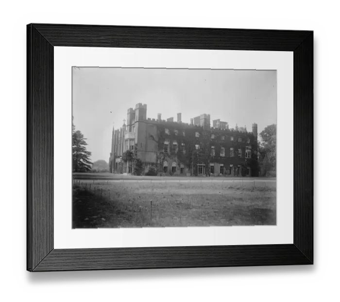 Framed Print : Cassiobury Hall, Watford, Hertfordshire Seat of the Earle of Essex, For sale May
