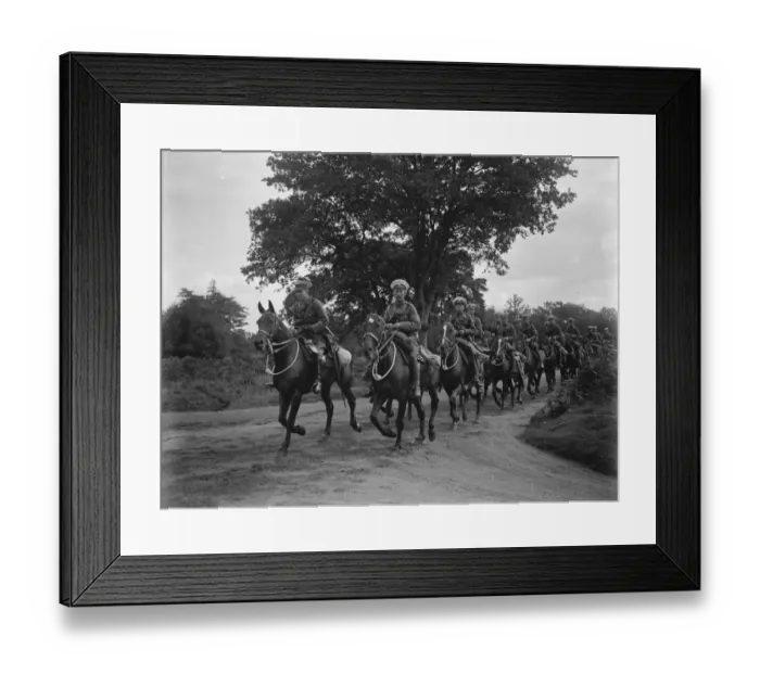 Framed Print : Prince Henry on manoeuvres with first cavalry brigade at Fox Hills, Aldershot. A Framed Print : Prince Henry on manoeuvres with first cavalry brigade at Fox Hills, Aldershot. A