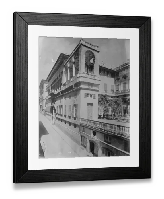 Framed Print : The Royal Palace of Genoa 22 March 1922 Framed Print : The Royal Palace of Genoa 22 March 1922