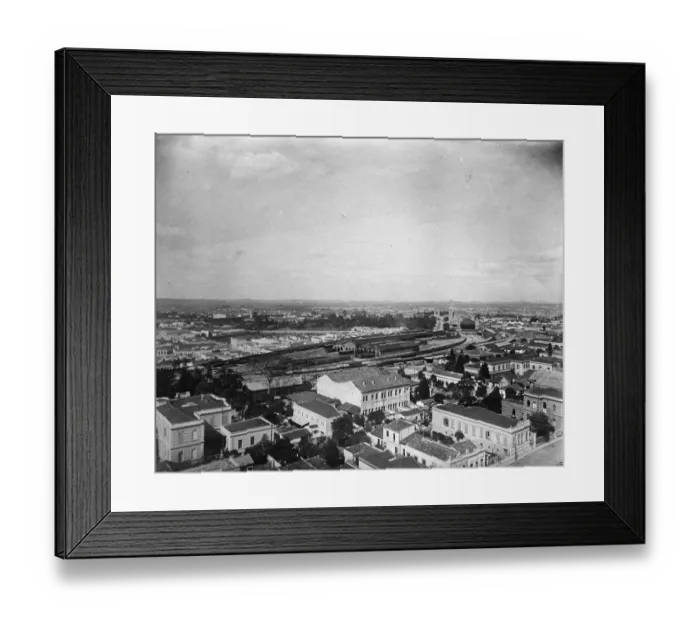 Framed Print : Panorama of Sao Paulo. 21 August 1924 Framed Print : Panorama of Sao Paulo. 21 August 1924