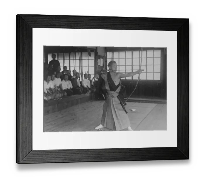 Framed Print : Japanese Archer in Ancient Costume A Japanese archer wearing an ancient ceremonial Framed Print : Japanese Archer in Ancient Costume A Japanese archer wearing an ancient ceremonial