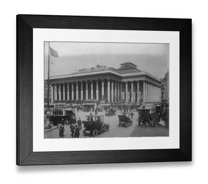 Framed Print : Paris. The Bourse ( Stock Exchange ) 18 February 1928